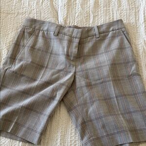 BCBGMaxAzria Multicolor Plaid long shorts